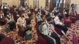 Pramuka Berkebutuhan Khusus menyelenggarakan Pertemuan Nasional 2021 (PNPBK 2021) di Ballroom Prime Plaza Hotel, Yogyakarta