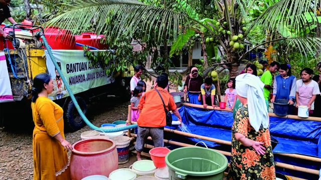 Kwarda Jawa Tengah Kirim Air Bersih untuk Masyarakat Terdampak Musim Kemarau di Kwarcab Purbalingga