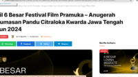 3 Tim Kontingen Purbalingga Masuk 6 Besar Festival Film Pramuka- Anugerah Kehumasan Pandu Citraloka Kwarda Jawa Tengah Tahun 2024