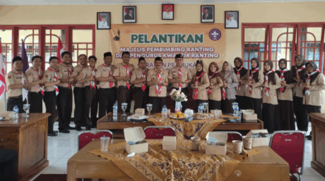 Ketua Gerakan Pramuka Kwartir Cabang (Kwarcab) Purbalingga, Kak Tri Gunawan Setyadi usai pelantikan pengurus Majelis Pembimbing Ranting (Mabiran) dan Kwartir Ranting (Kwarran) Padamara, Rabu 16 Juli 2025.