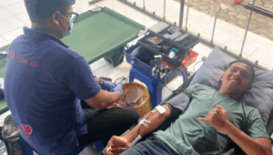 Sebanyak 21 kantong darah terkumpul dalam kegiatan donor darah Gerakan Pramuka Kwartir Cabang (Kwarcab) Kabupaten Purbalingga di Sanggar Pramuka Purbalingga, Sabtu 16 Agustus 2025.