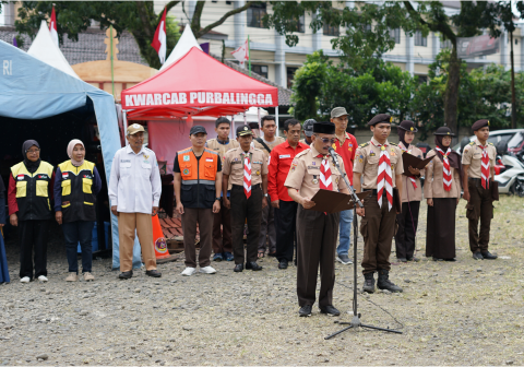 Gerakan Pramuka Kwartir Cabang (Kwarcab) Purbalingga resmi memulai Aksi Pramuka Peduli Karya Bakti Lebaran (APPKBL) untuk mengawal kenyamanan masyarakat menjelang Idulfitri 1447 Hijriah.