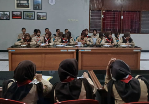 Saka Pariwisata Kwartir Cabang Gerakan Pramuka Kabupaten Purbalingga menyelenggarakan Musyawarah Saka (MUSAKA) pada Selasa, 17 Maret 2026, di aula Dinas Pemuda, Olahraga, dan Pariwisata Kabupaten Purbalingga